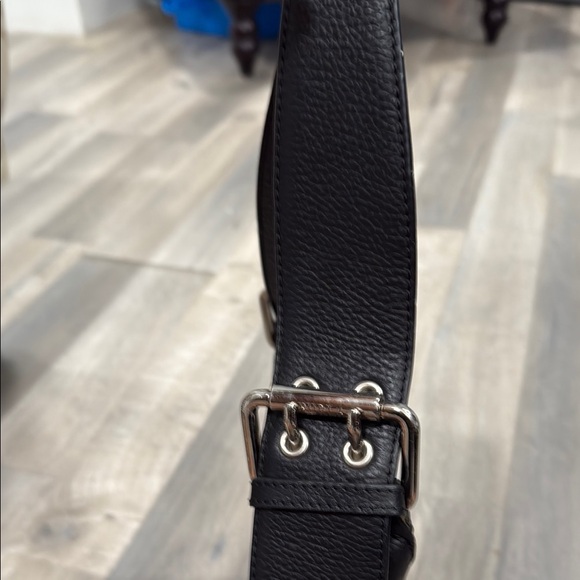 Furla Black Leather Shoulder Bag with Textured Grain - Picture 6 of 8